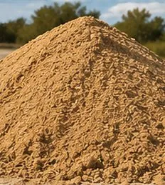A pile of building sand