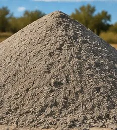 A pile of crusher sand