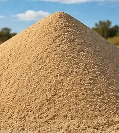A pile of plaster sand